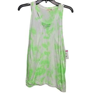 Sundry Tie-dye Tank Top Green Medium